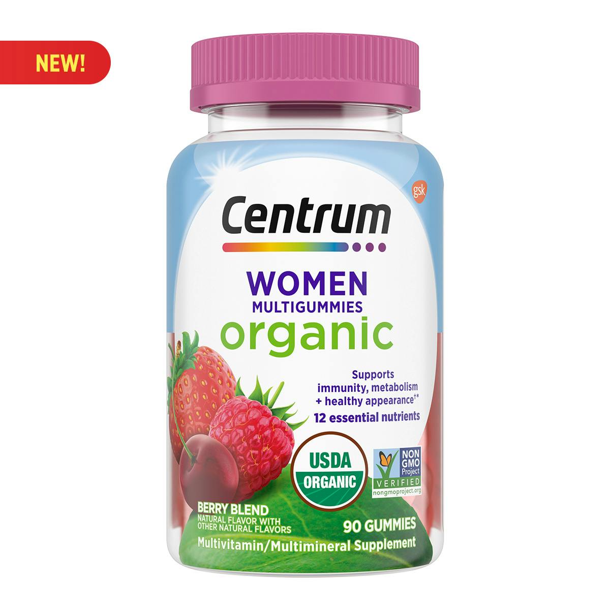 Box of Centrum Organic Women Multigummies