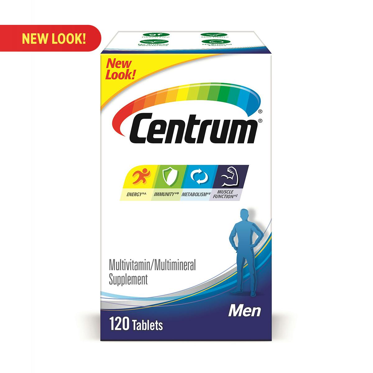 previous packadging Centrum Men multivitamins - previous packadging