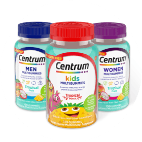 Centrum MultiGummies in tropical fruit flavors