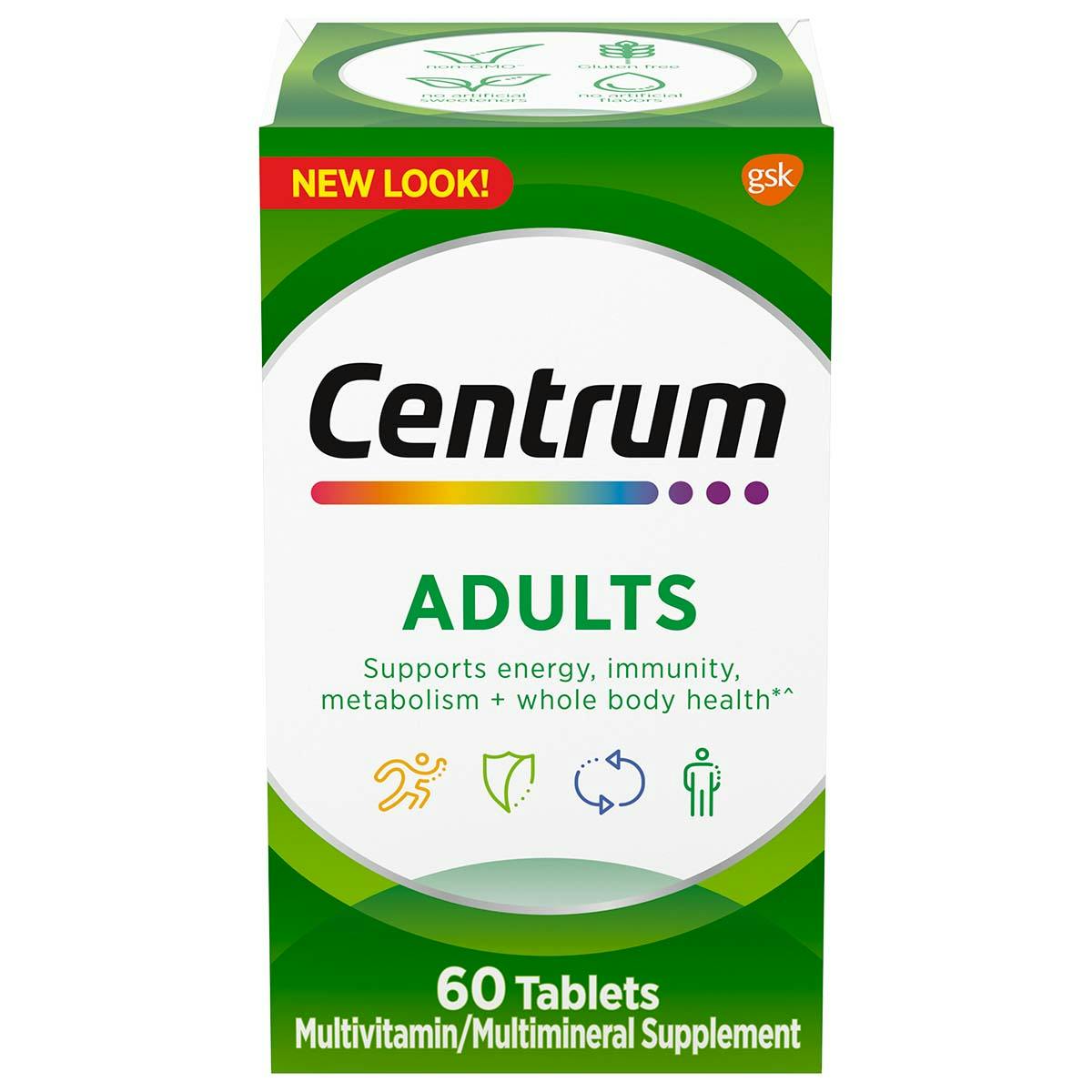 Box of Centrum Adults multivitamins