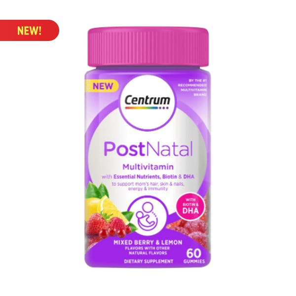 Centrum Maternal Health PostNatal Multivitamin Gummy package