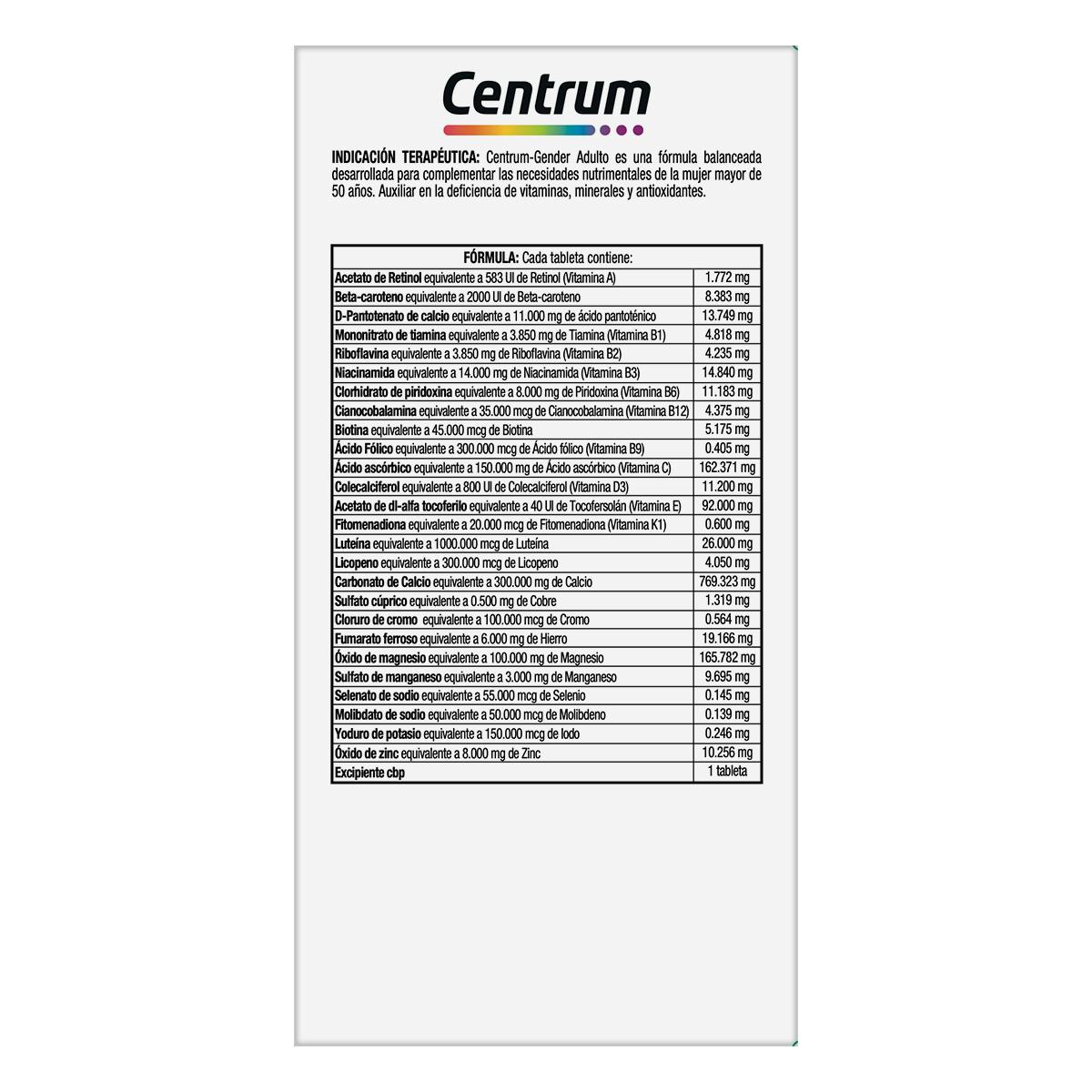Centrum Women’s Whole Food Blend Multivitamin2
