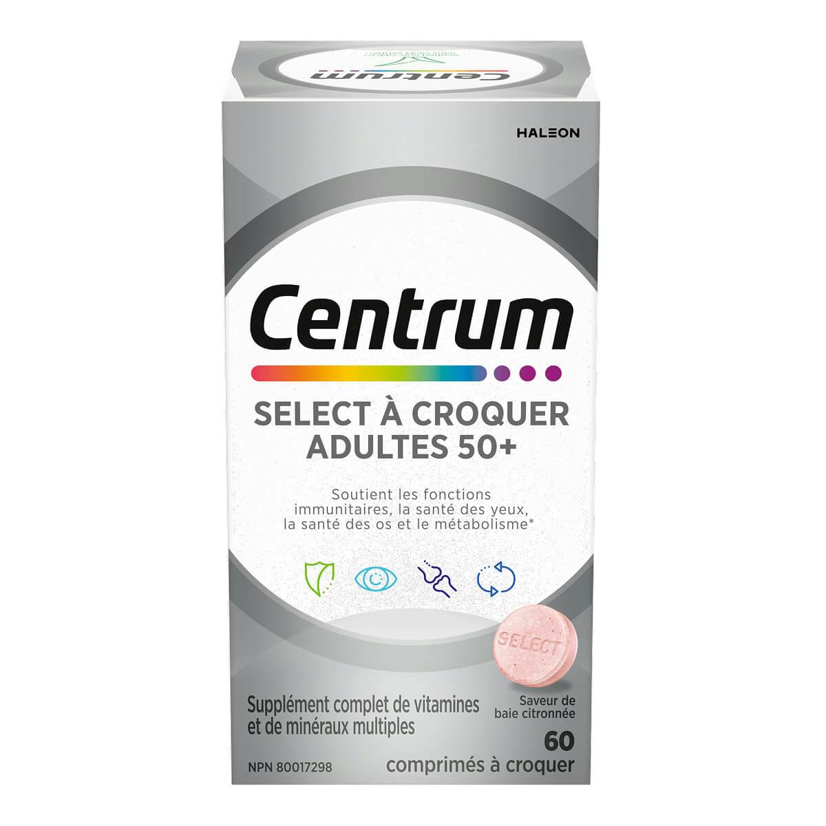Centrum Select Adultes 50+ à croquer