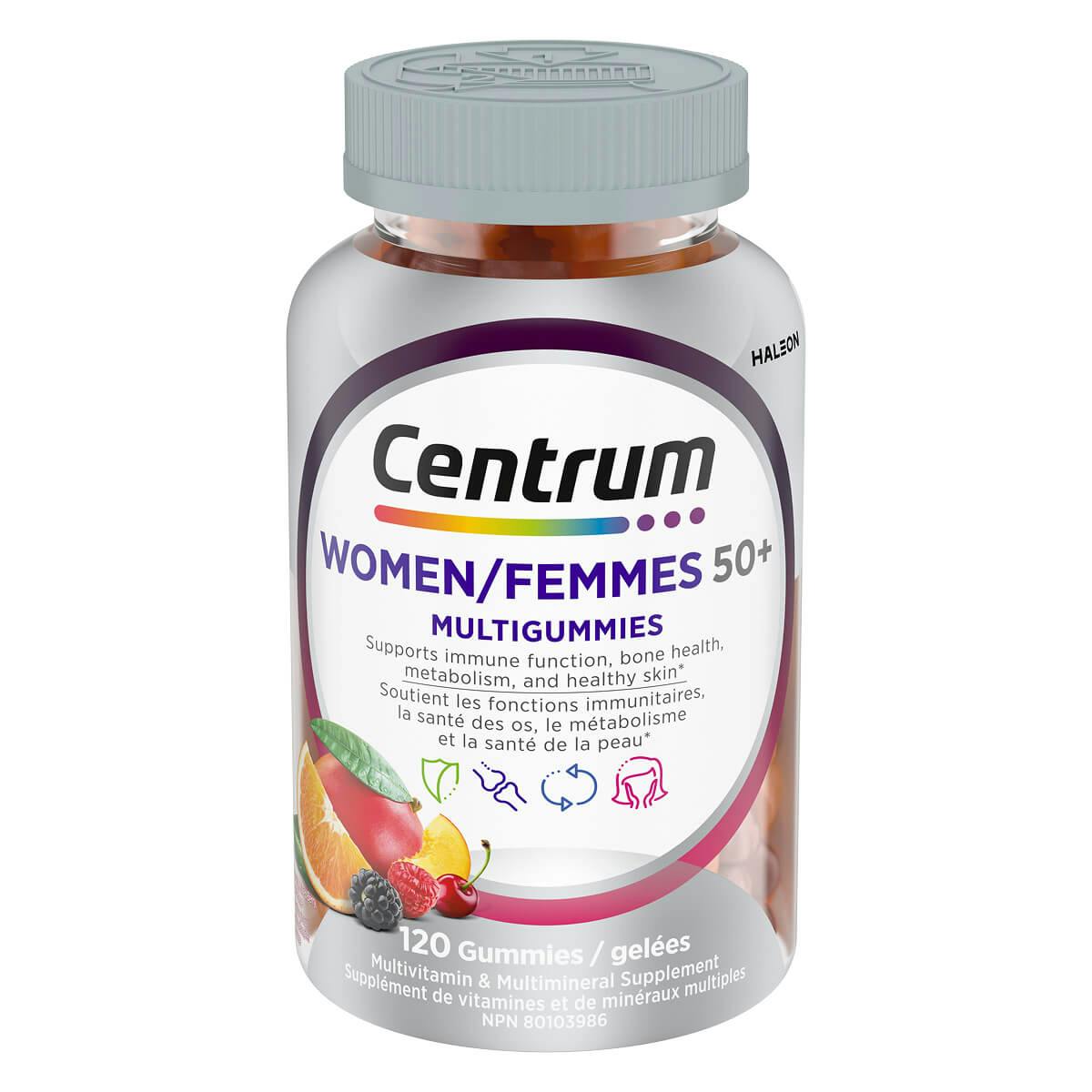 Centrum MultiGummies Femmes 50+