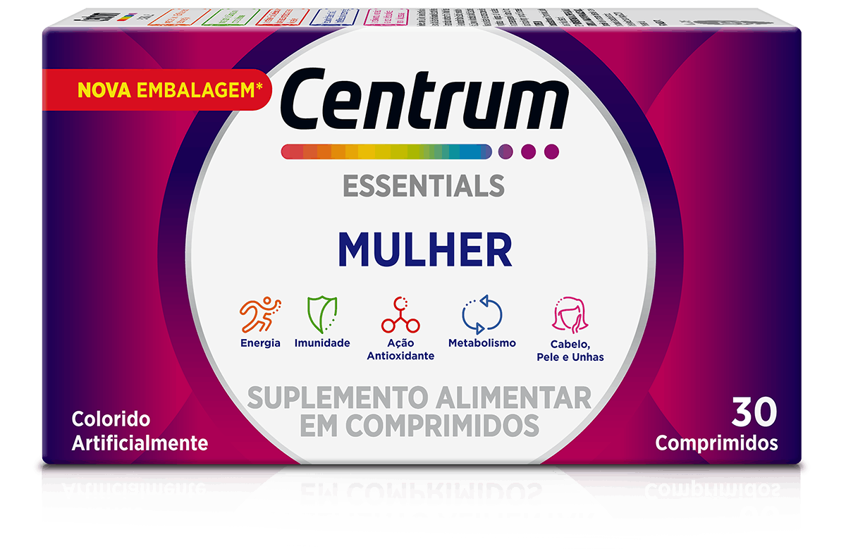Box of Centrum Essentials Mulher