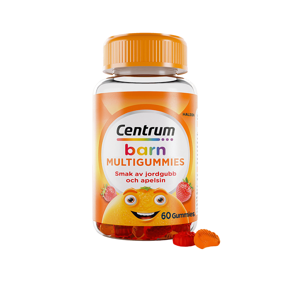 Centrum Multigummies Jordgubb & Apelsin Centrum Multigummies Jordgubb & Apelsin