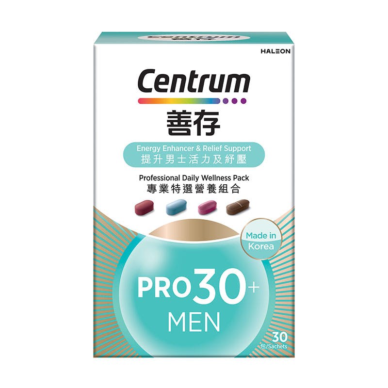 善存」專業特選營養組合-男士30+ | 保健食品| Centrum HK