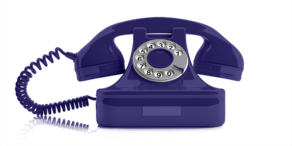 Téléphone à cadran violet Téléphone à cadran violet