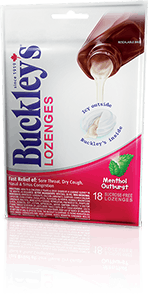 Bag of Buckley's Lozenges Menthol Outburst Bag of Buckley's Lozenges Menthol Outburst