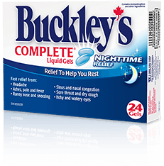 Boîte de Buckley Complet Gélules liquides – Nuit Boîte de Buckley Complet Gélules liquides – Nuit