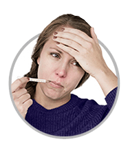 Fever & Chills | Woman taking her temperature Fever & Chills | Woman taking her temperature