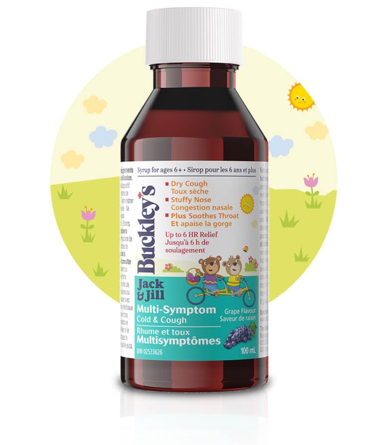 Buckley Jack et Jill Rhume et toux Multi-symptômes Buckley Jack et Jill Rhume et toux Multi-symptômes
