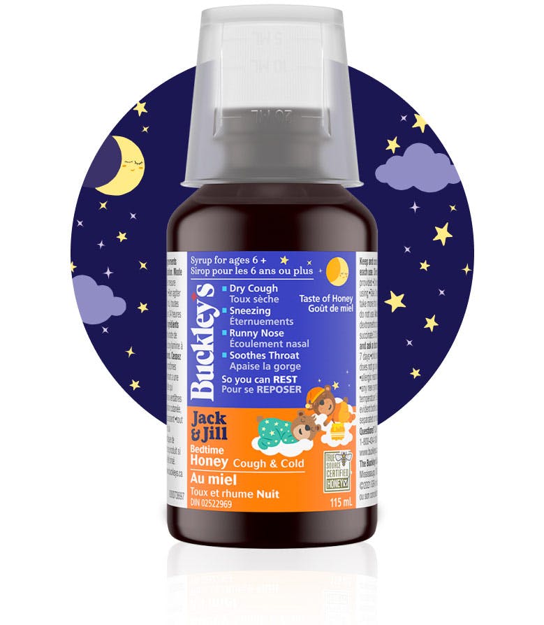 Buckley Jack et Jill au miel Toux et rhume Nuit Buckley Jack et Jill au miel Toux et rhume Nuit