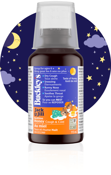 Boîte de Buckley Jack et Jill au miel Toux et rhum – Nuit Boîte de Buckley Jack et Jill au miel Toux et rhum – Nuit