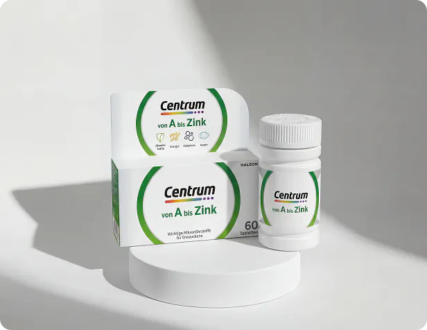 Centrum Von A bis Zink Packung und Dose – Mikronährstoffkomplex mit Vitaminen, Mineralstoffen und Spurenelementen