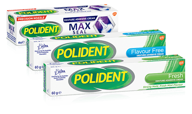 polident adhesives range