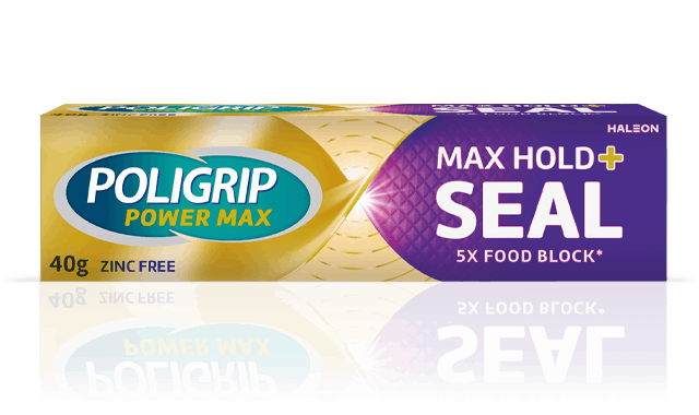 Poligrip Max Seal denture fixative pack shot 