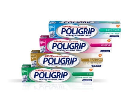 Poligrip® Denture Adhesives product