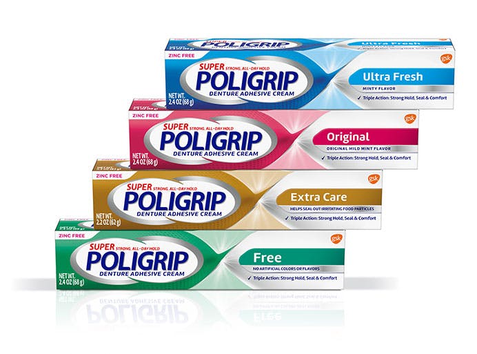 Super Poligrip® Denture Adhesives