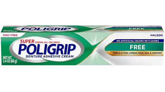 Super Poligrip Free Denture Adhesive product