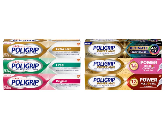 Super Poligrip® Denture Adhesives