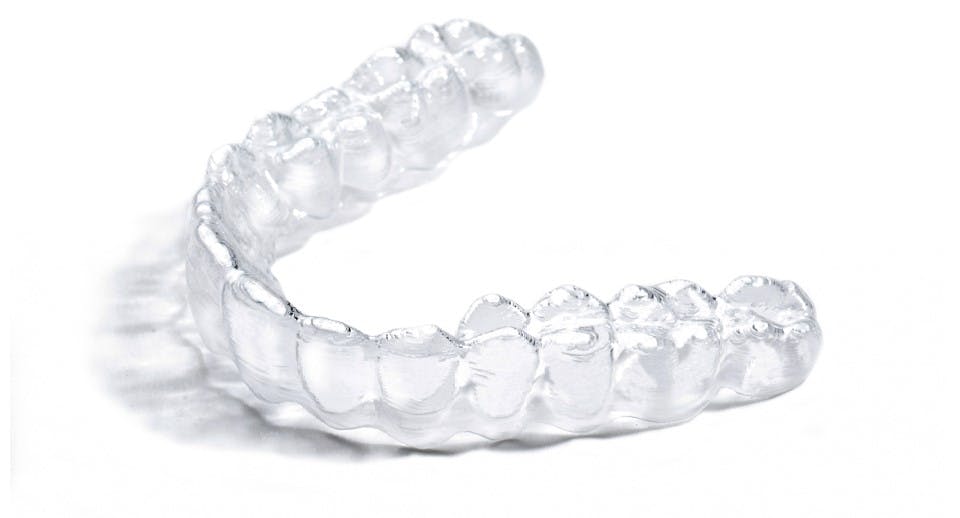 A clear dental retainer
