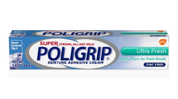 Super Poligrip Fresh Denture Adhesive Cream | Polident