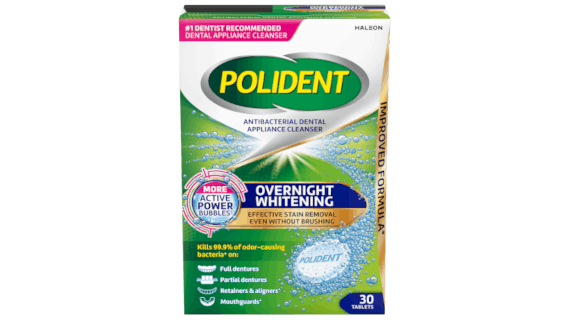 Polident Overnight Whitening Cleanser