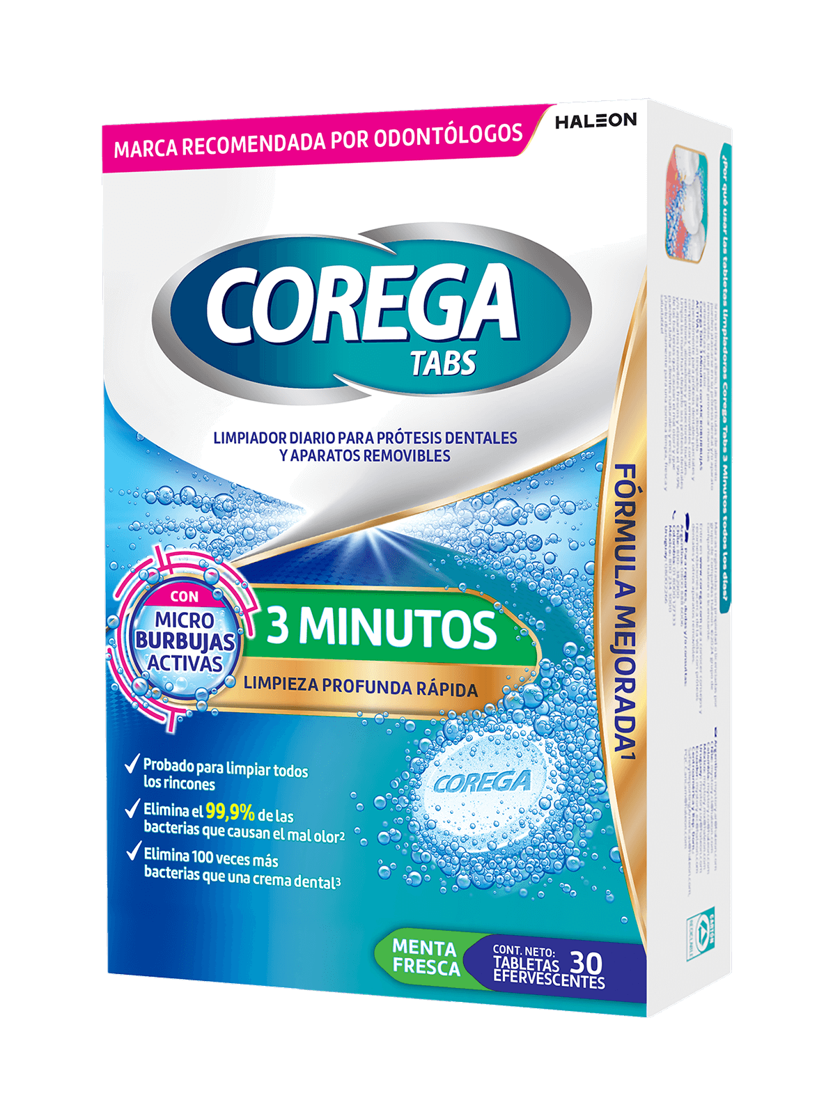 polident 3 minute anti bacterial denture cleanser