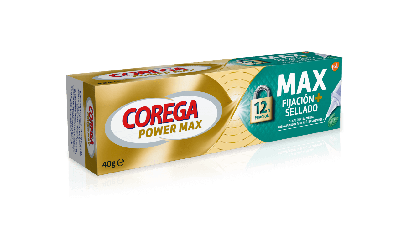 COREGA MAX FIJACIÓN + SELLADO CREMA ADHESIVA DENTAL (SABOR MENTA)