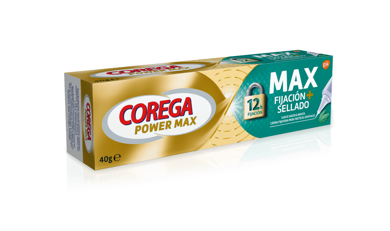 Corega MAX Fijación y Sellado sabor menta