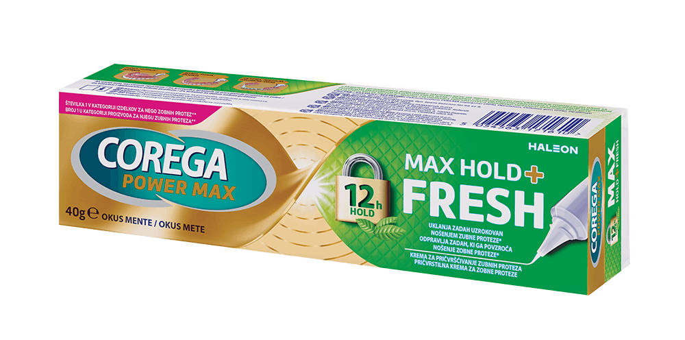 Polident Max Hold + Fresh Denture Fixative