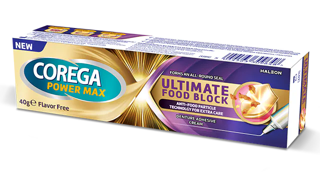 Corega Food Block műfogsorrögzítő krém 40 g
