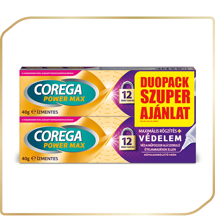 Corega Max Fix+Kontroll 2x40g