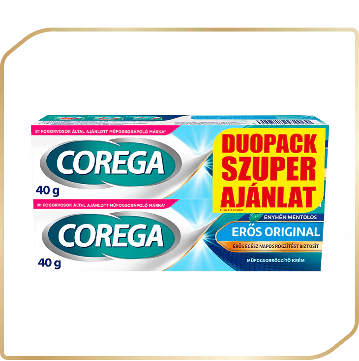Corega Delicate Mint taste 2x40g