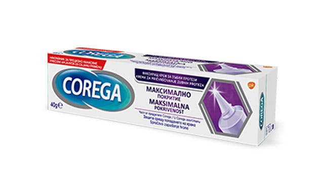 Corega ngjitës i protezave Neutral, Frisch, Starker Halt, Foginyvedo,  Triple Action 40G (3304) – Shemo Pharm