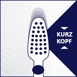 Symbol für Kurzkopf-Zahnbürste