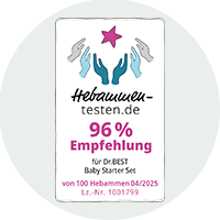 Von Hebammen empfohlen: Testergebnis auf hebammen-testen.de