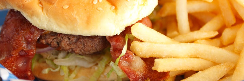 Heartburn Diet Burger Fries Header
