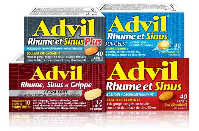 Groupe de marques d’Advil Rhume et Sinus
