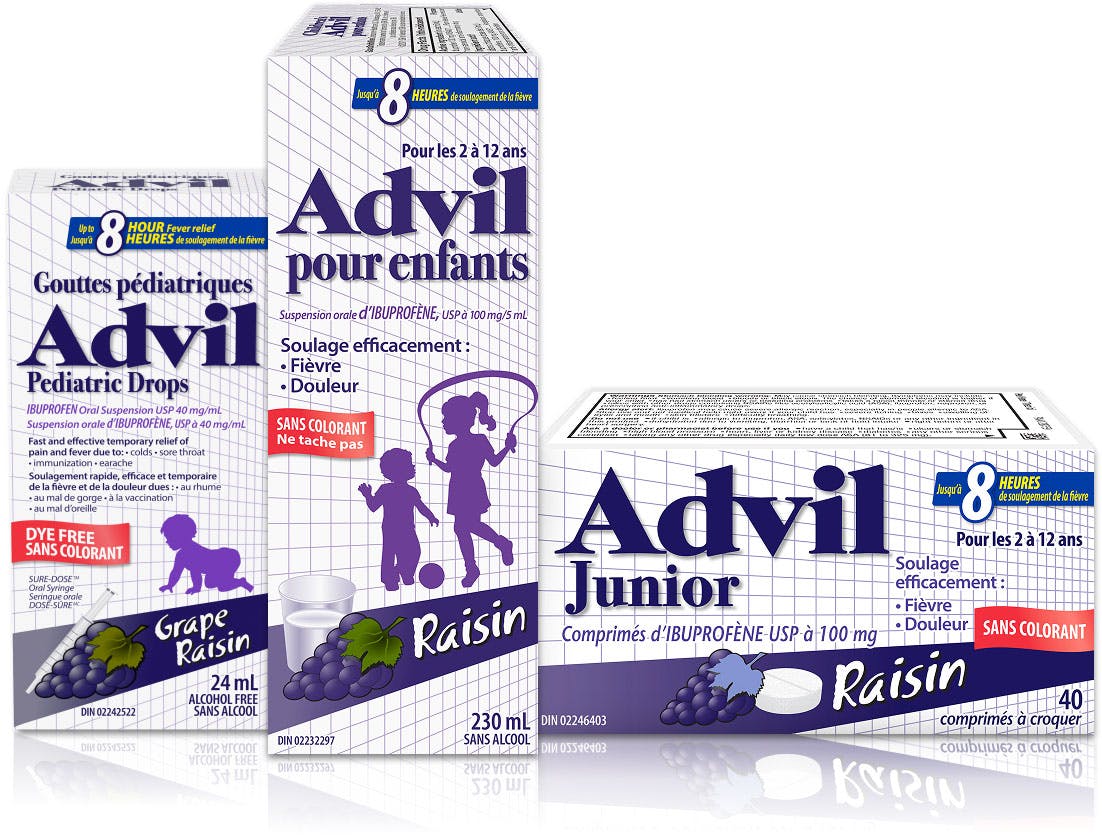 Groupe de marques d’Advil pour enfants