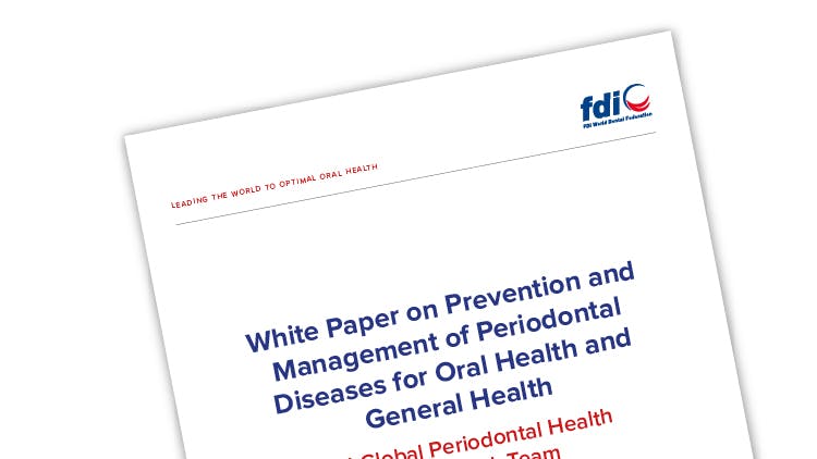 Бяла книга на Световната дентална федерация (FDI) за профилактика и лечение на пародонтални заболявания за орално здраве и общо здраве