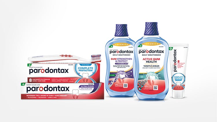 Продуктова гама parodontax