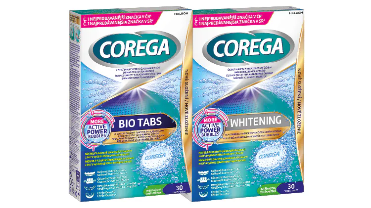 Obrázek čisticích tablet Corega
