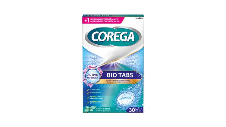 Corega BIO Tabs pro každodenní čištění