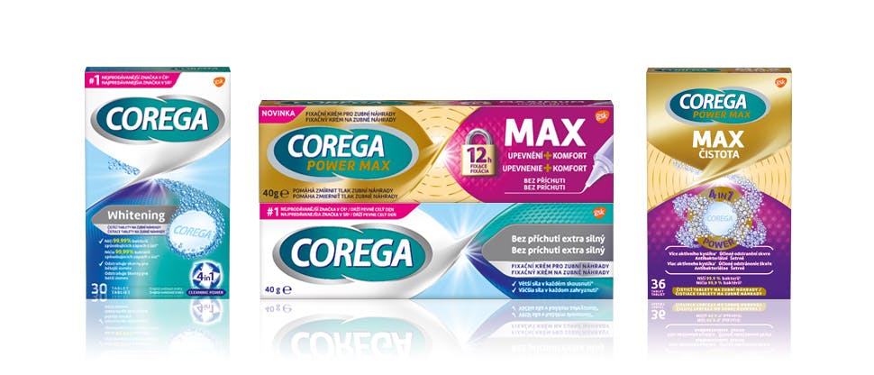 Produkty značky Corega