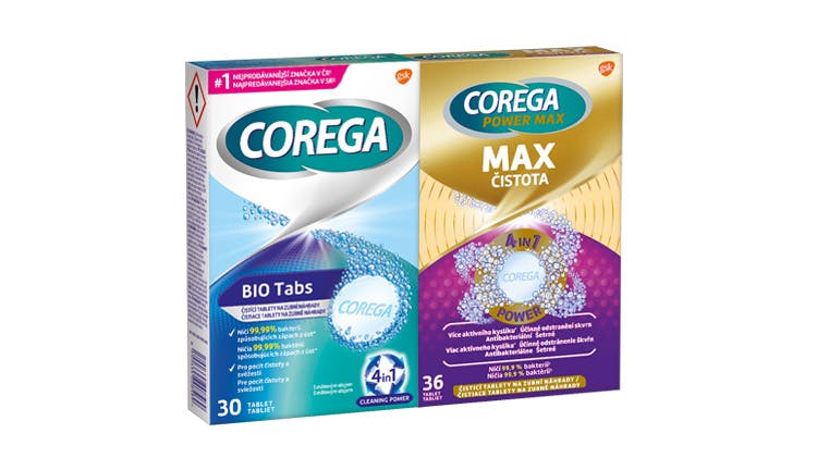 Obrázek čisticích tablet Corega