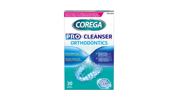 Čisticí tablety Corega Pro Cleanser Orthodontics