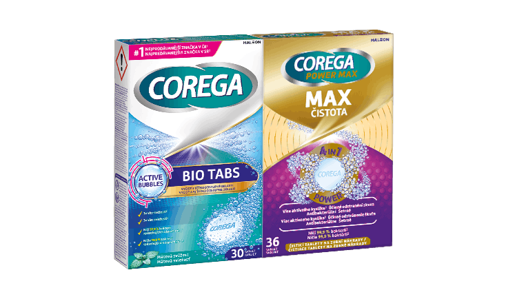 Obrázek čisticích tablet Corega