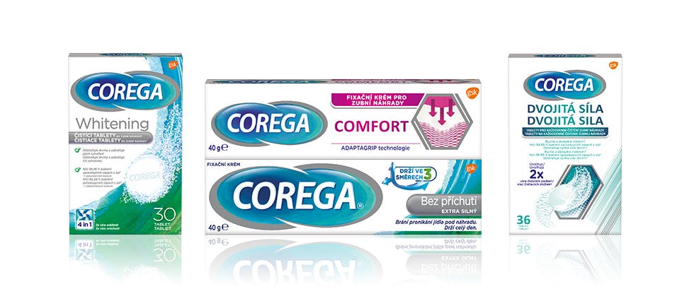 Produkty značky Corega